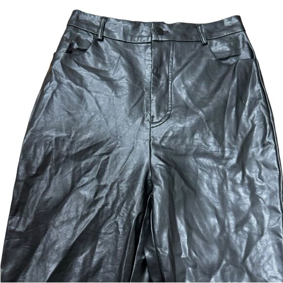 White Fox Boutique Vegan Leather Pants - Picture 5 of 7